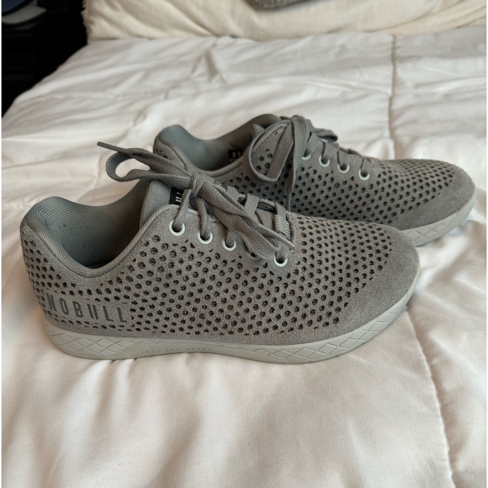 Nobull suede trainer - women’s size 7.5 CONCRETE